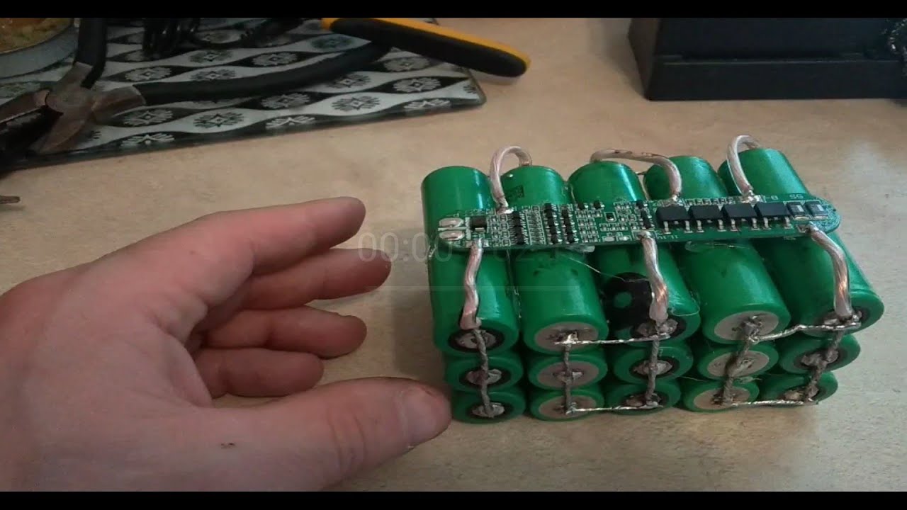 pakiet 5s3p ogniwa 18650  poradnik teoretycznopraktyczny pakiet dla widza !!!.