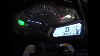 Ninja250(EX250L-000)メーター確認動画 - YouTube