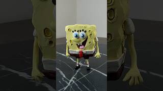 I made Sponge Bob#sculpting #clay #plasticine #art #spongebob #grimace #artist #subscribe screenshot 4