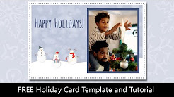 How to Use the FREE Holiday Card Template, Free download template Gatsby / Art Deco Christmas Card, Animate CC Tutorial: Create a Christmas Card (FREE DOWNLOAD), After Effects Template: Christmas Card, Christmas Card | After Effects template, Photographer Holiday Card Template - Printable Christmas Cards