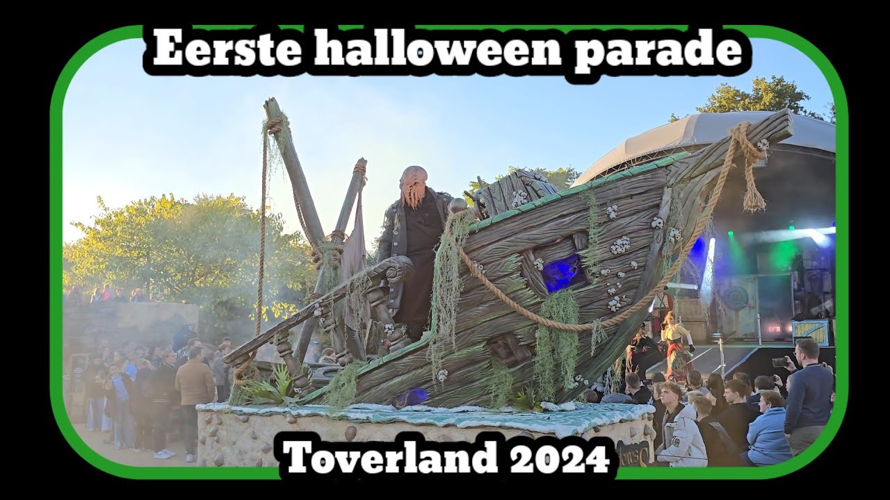 De eerste halloween parade met wagens [Toverland 2024]