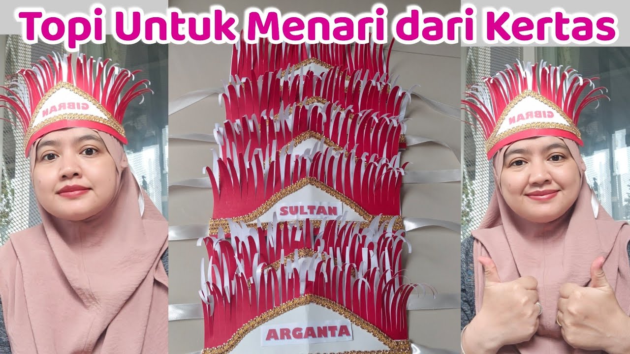 Membuat Topi untuk Menari dari Kertas