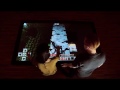 Playing minecraft on the worlds largest production touch table
