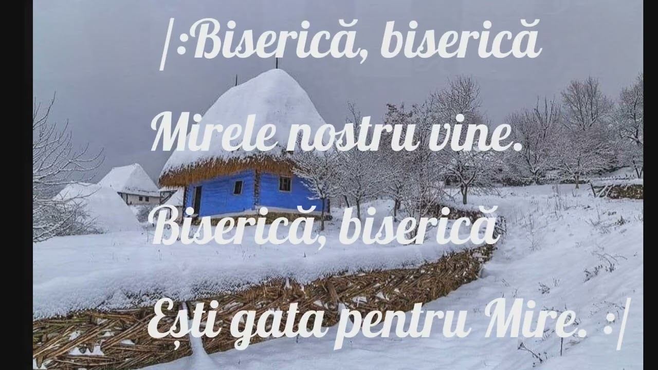 Biserică, biserică Mirele nostru vine -   SSHorj