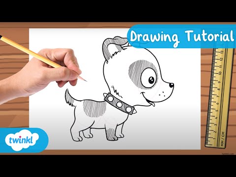 How to Draw a Dog  Animated Drawing Tutorial  Drawing Tips for Kids