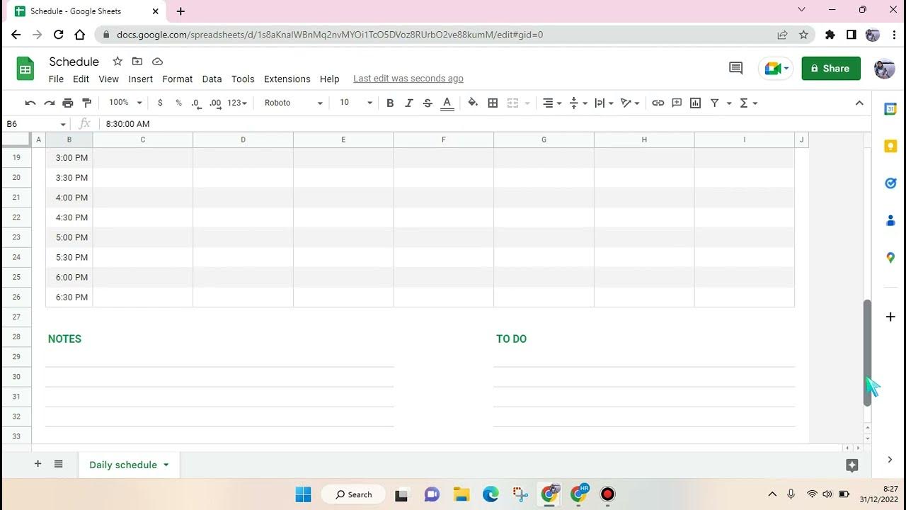 how-to-make-a-schedule-on-google-sheets-youtube