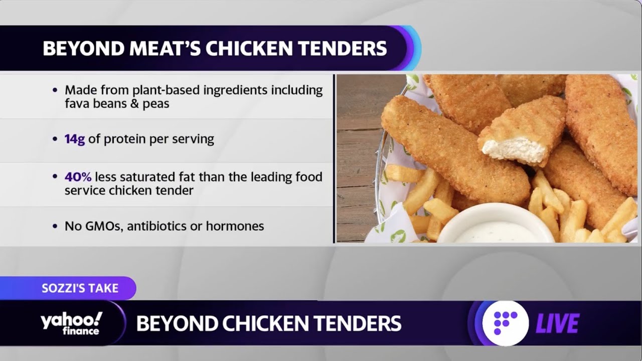 Beyond meat rolls out plant based chicken tenders