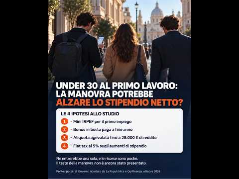 Video Hai meno di 30 anni e stai per iniziare (o hai appena iniziato) a lavorare?