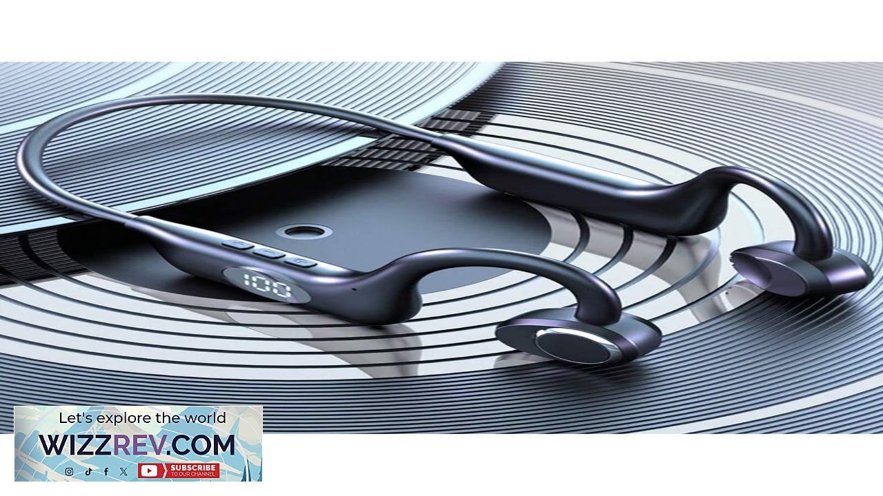 Bones Conduction Headphones Bluetooth 5.3 Open Ear Sports Headphones With Built In Mic 8H