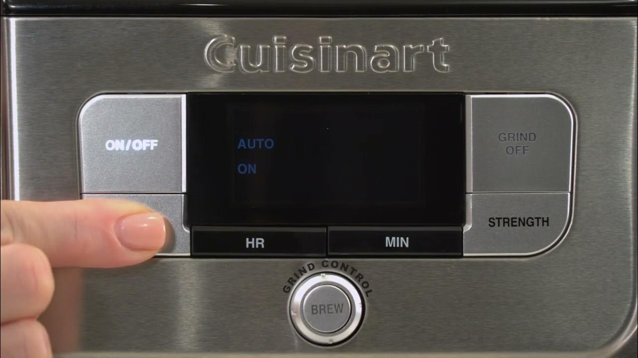 Cuisinart How Do I Program My Coffeemaker to AutoOn? YouTube
