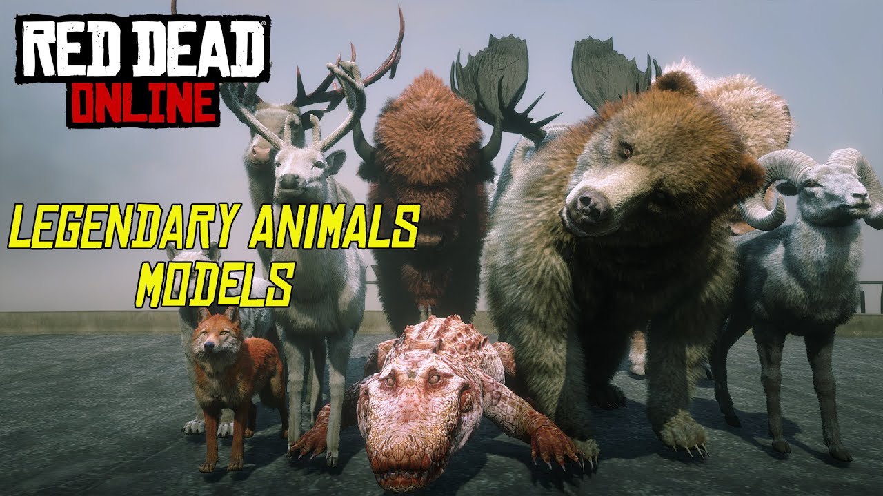 Red Dead Online Legendary Animals Models Released and Update