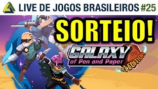 (Sorteio!) Galaxy of Pen & Paper +1 ► RPG no Espaço! Live de Jogo Brasileiro #25 #ITGdasGalaxias