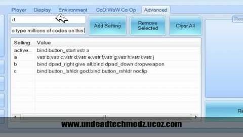 How to make a WaW modded save