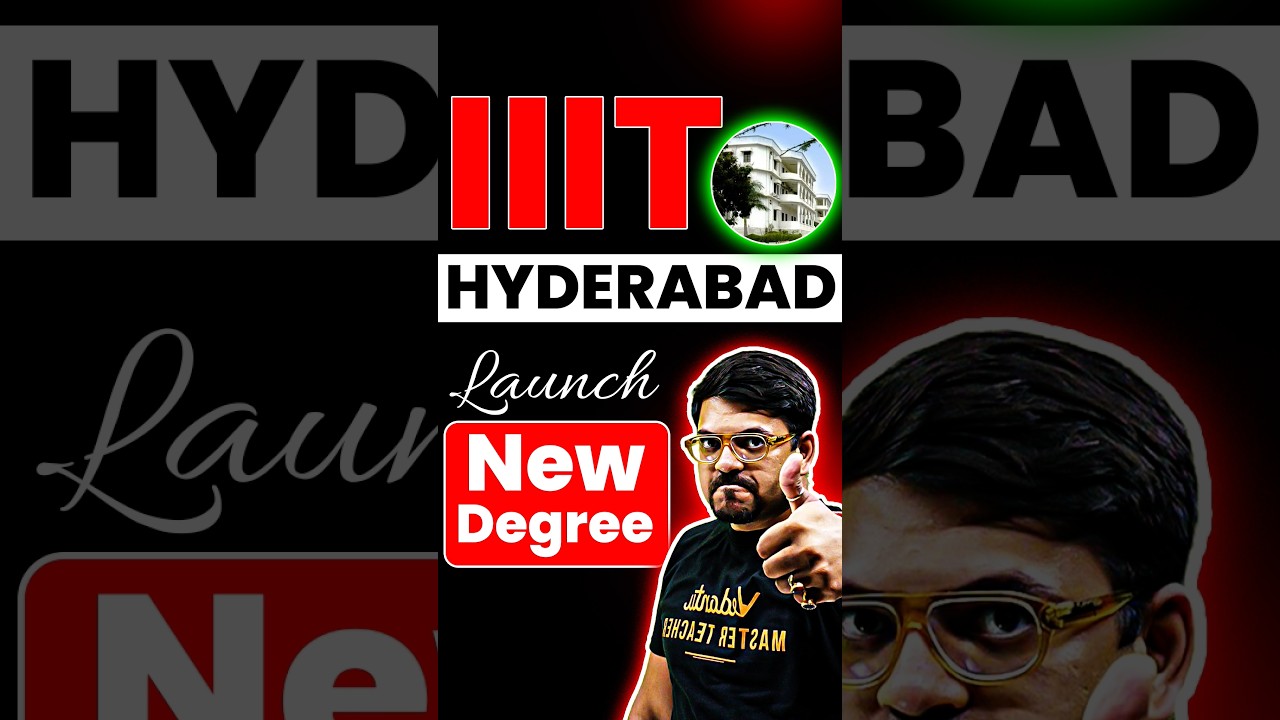 Degree In IIIT Hyderabad 🤩 