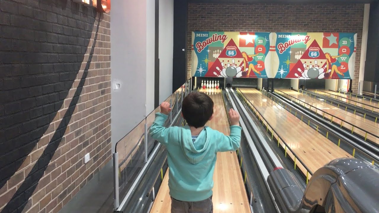 A Kid, Two Bowling Balls, Bumpers Up and STILL Missed ALL The Pins