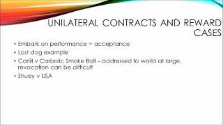 Revocation of an Offer - Contract Law