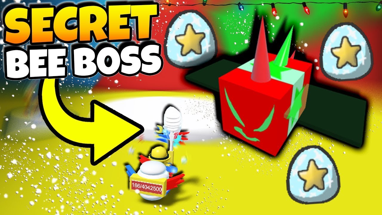 Secret Christmas Bee Boss Must Be Stopped Roblox Bee Swarm Simulator Secrets Youtube - roblox bee swarm simulator new boss