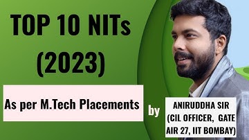 NIT Ranking 2023 : CCMT 2023 : Top 10 NITs : NIT M.Tech Placements #aniruddhasir #ccmt #coap #mtech