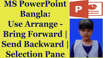 MS PowerPoint Bangla: Use Arrange - Bring Forward | Send Backward | Selection Pane