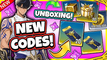 NEW CODES! FREE SUMMONS & NEW UNBOXING! JINWOO GOLD / CORE HUNT! [Solo Leveling: Arise]