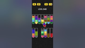 Water sort puzzle level 2493
