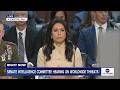 LIVE: Senate Intelligence Committee holds hearing on worldwide threats