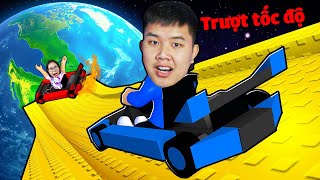 Drive up and down at high speed to see who is the fastest? bqThanh Troll Huc Oc Bay screenshot 2