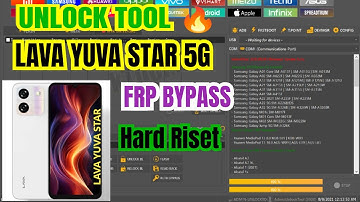 Lava Yuva Star 5G || FRP REMOVE 🔓 || UNLOCK TOOLS 🔥|| NEW SECURITY UPDATE ✅🔥