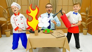 Çocuklar Için Karton Kafe Macerası