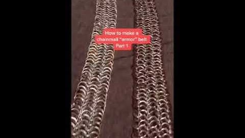 How to Make a 6-in-1 Chainmail Armor Belt