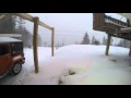 Time lapse Snow Storm Newfoundland February 13 2016