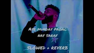 Aye Munday Pagal Nay Saray. { SLOWED + REVERB } #indian #song #apdhillon #slowed #reverb #top #song