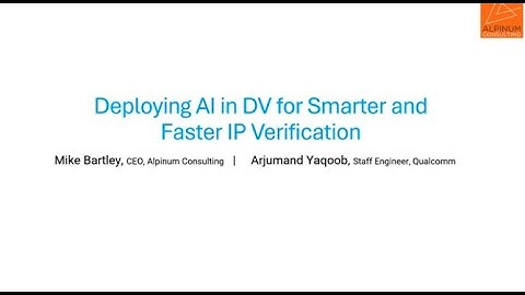 Case Study on deploying AI in Design Verification for Smarter and Faster Verification of Designs