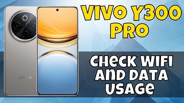 Vivo Y300 Pro Check Wifi and Data Usage (Easy tutorial)