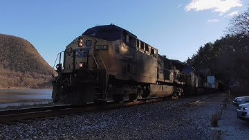 CSX Trains at Mine Dock Park 12/6/20