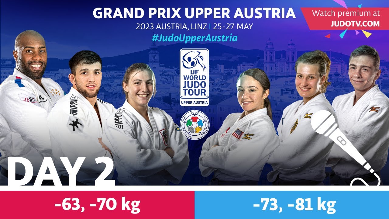 Live now Upper Austria 2023 day 2 - watch more on judotv