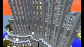 The Story Of Burj Khalifa With TNT In Minecraft (HD)