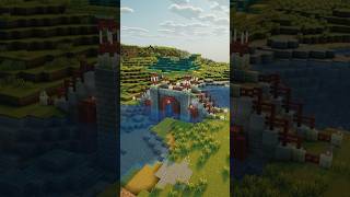 Minecraft Chinese Bridge #mcbuilds #minecraft #shorts