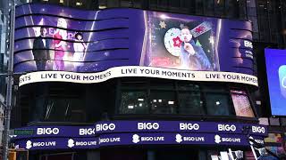 Catch Out Bigo Lives Top Broadcasters On Times Square Billboard