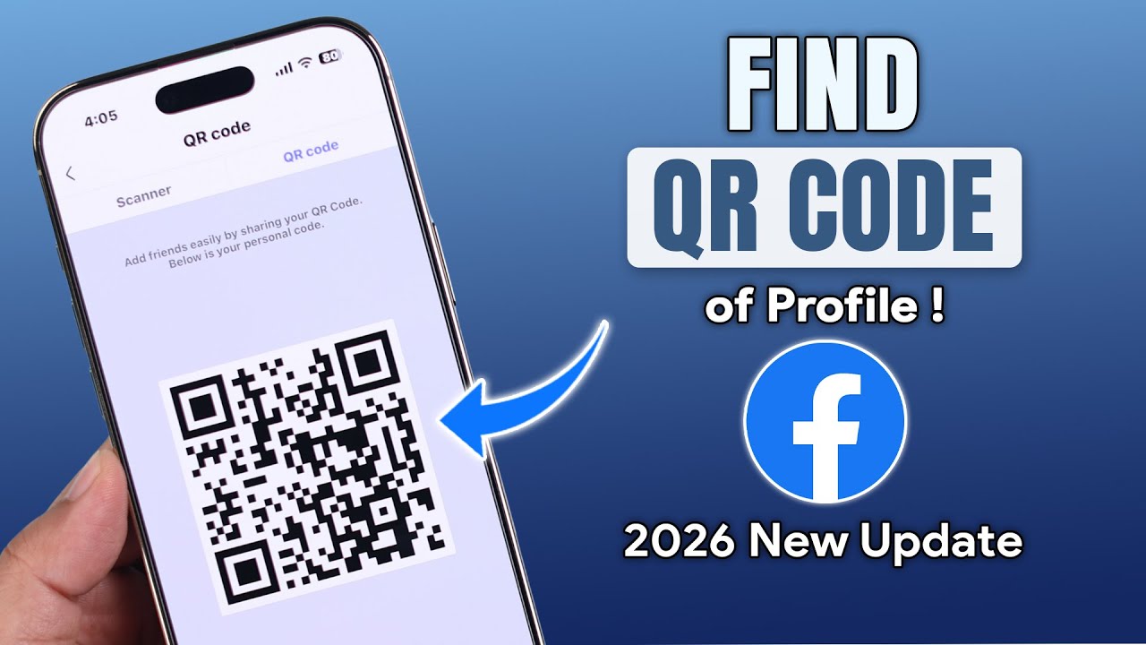 How to Find Facebook QR Code! [Generate] - YouTube