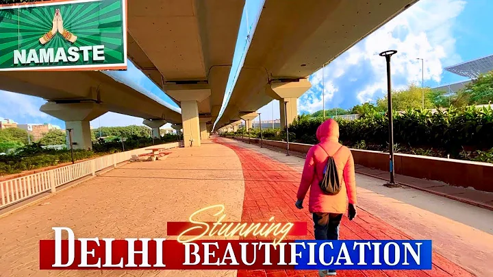 Delhi Beautification – Stunning Transformation – New Green Corridor of New Delhi!