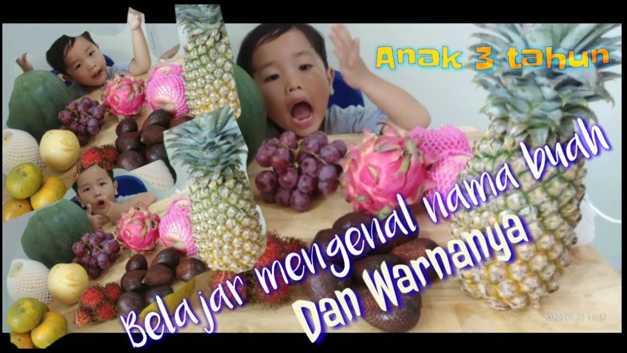 Mengenal nama buah buahan - YouTube