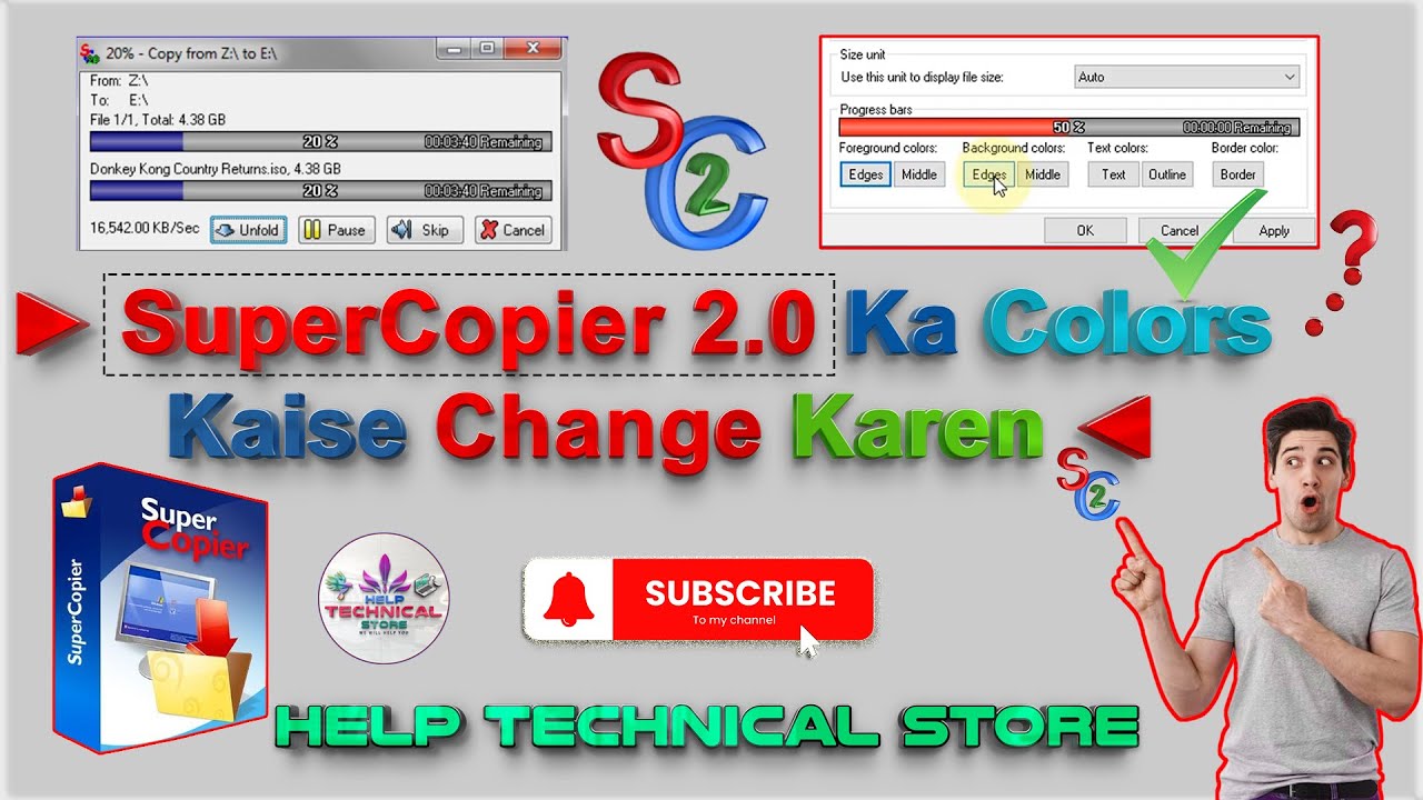 SuperCopier 2.0 | Color Change Kaise Kare | How Change Color of ...