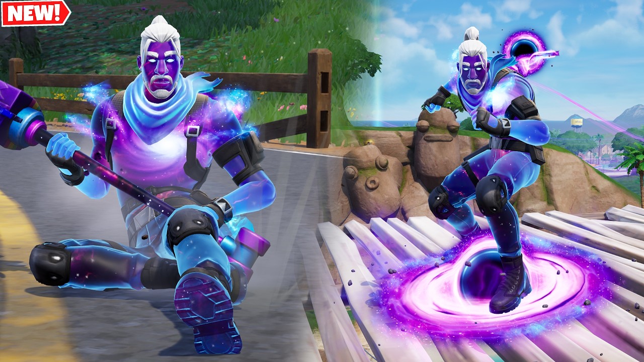 Fortnite GALAXON Skin GAMEPLAY! 🪐(Galaxy Remix Outfit) - YouTube