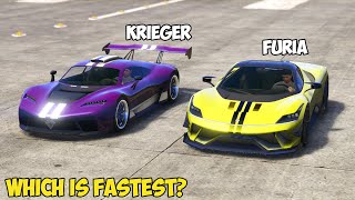 Gta 5 - Grotti Furia Vs Benefactor Krieger - Which Is Fastest?