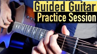 Guided Guitar Practice 20 Minute Session Key of G