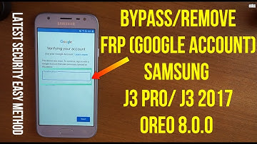 Bypass Frp google account samsung j3 pro (j3 2017) oreo 8.0 without pc