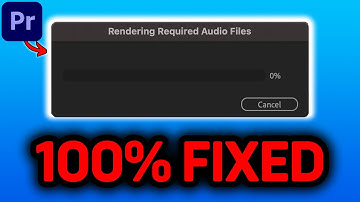 100% OPGELOST! Hoe los je het probleem met het renderen van vereiste audiobestanden in Premiere P...
