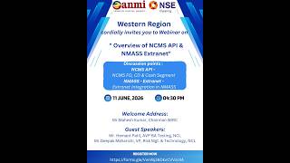ANMI WIRC - NCL - Webinar on Overview of NCMS API & NMASS Extranet screenshot 4