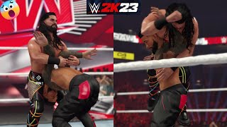 WWE 2K23 - Seth Freakin Rollins vs. Jay Uso - World Heavyweight Championship Full Match